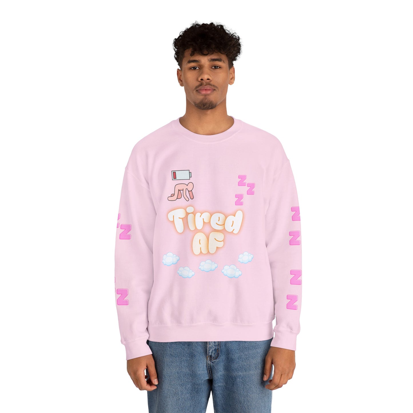 Tired AF Crewneck Sweatshirt