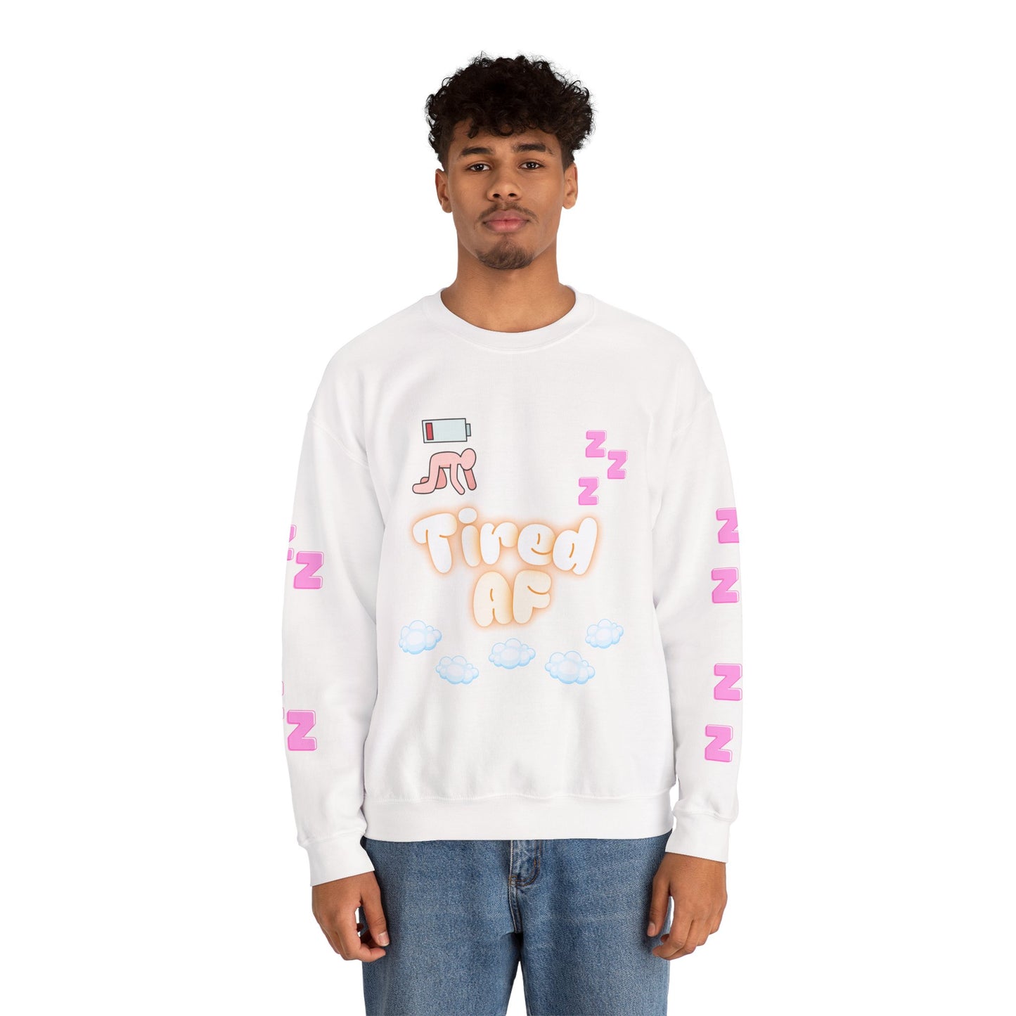Tired AF Crewneck Sweatshirt